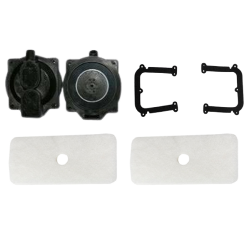 ALITA® Linear Air Pump Diaphragm Rebuild Kit includes diaphragms, two rubber gaskets, two air filters